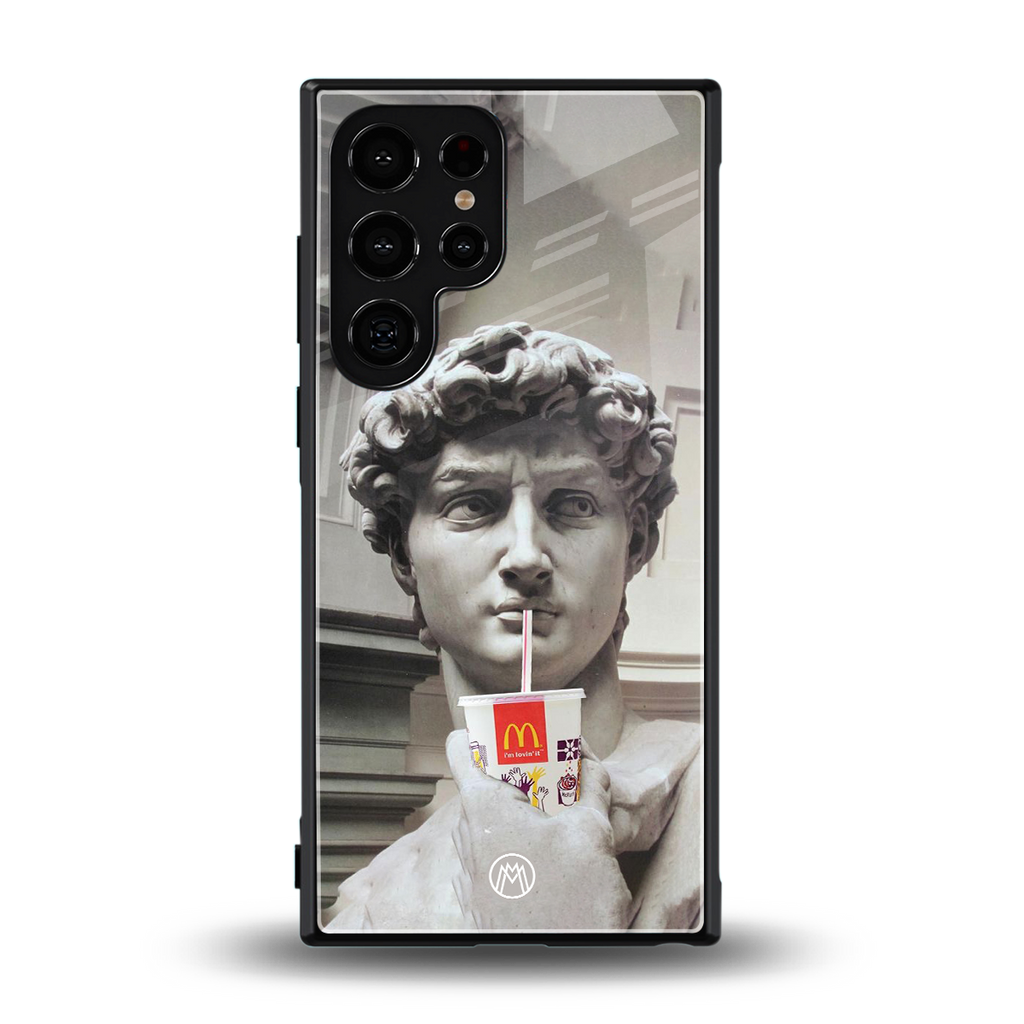 mc david back phone cover | glass case for samsung galaxy s24 ultra