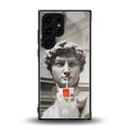 mc david back phone cover | glass case for samsung galaxy s23 ultra