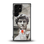 mc david back phone cover | glass case for samsung galaxy s23 ultra
