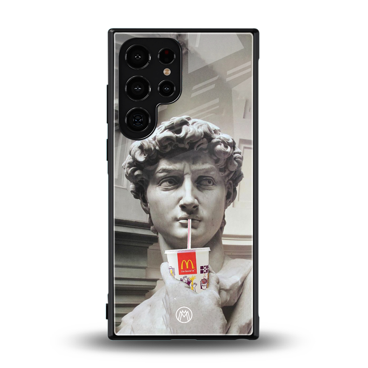 mc david back phone cover | glass case for samsung galaxy s23 ultra
