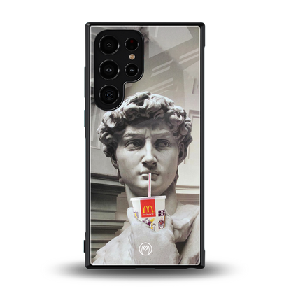 mc david back phone cover | glass case for samsung galaxy s23 ultra