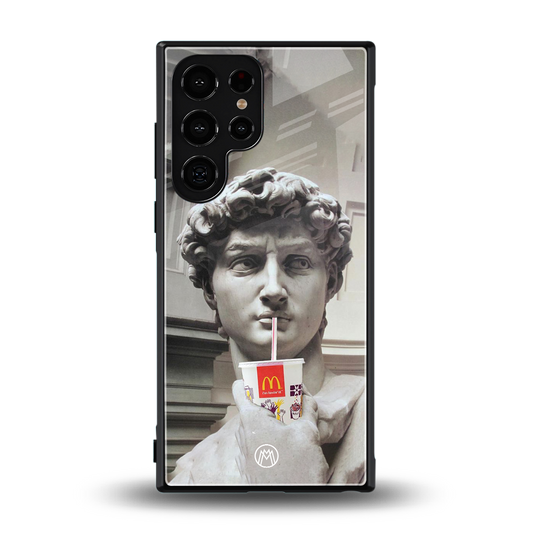 mc david back phone cover | glass case for samsung galaxy s23 ultra