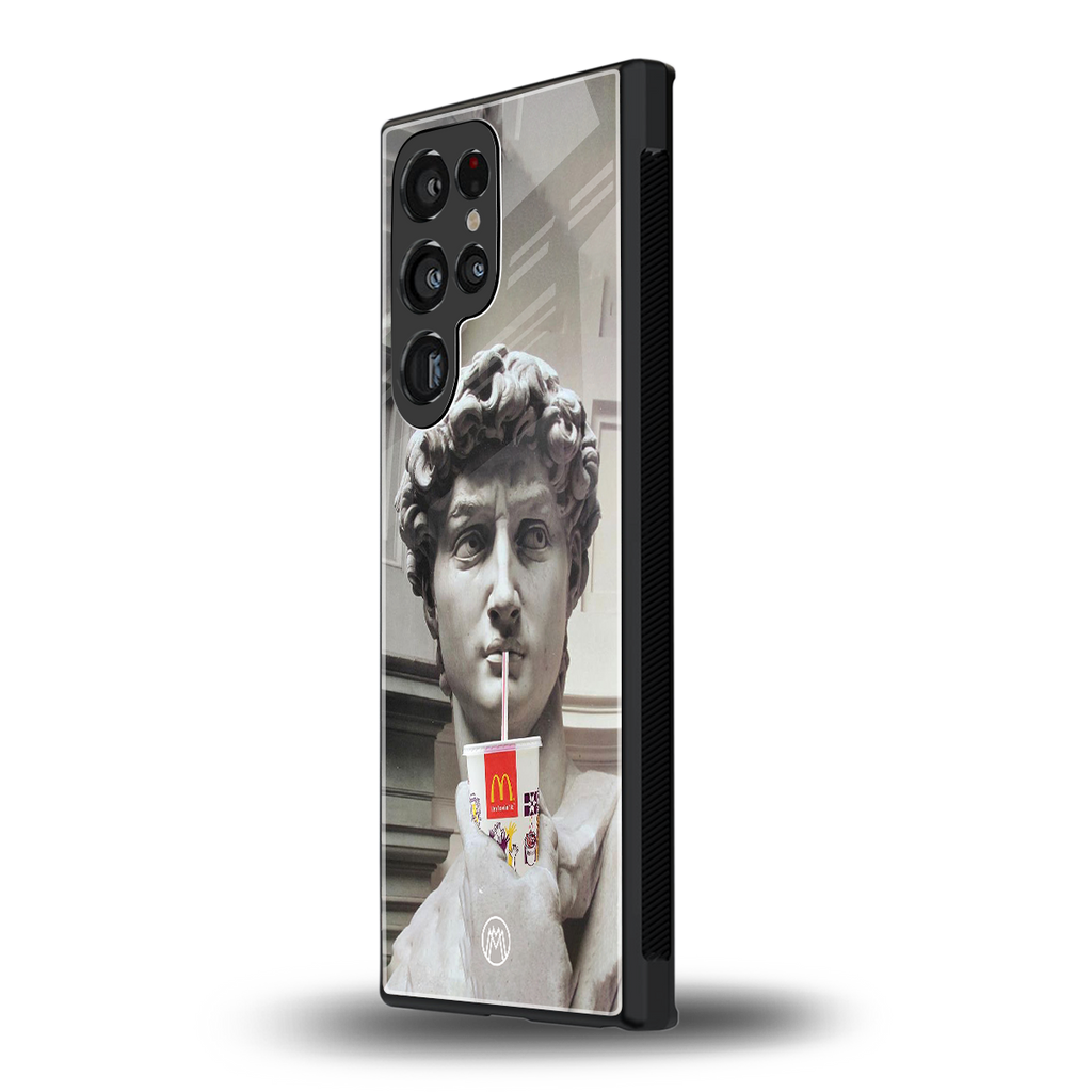 mc david back phone cover | glass case for samsung galaxy s24 ultra