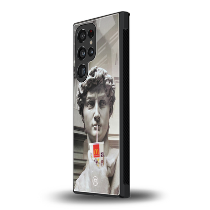 mc david back phone cover | glass case for samsung galaxy s23 ultra