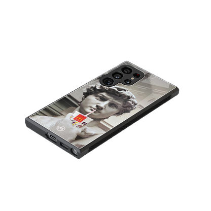 mc david back phone cover | glass case for samsung galaxy s23 ultra