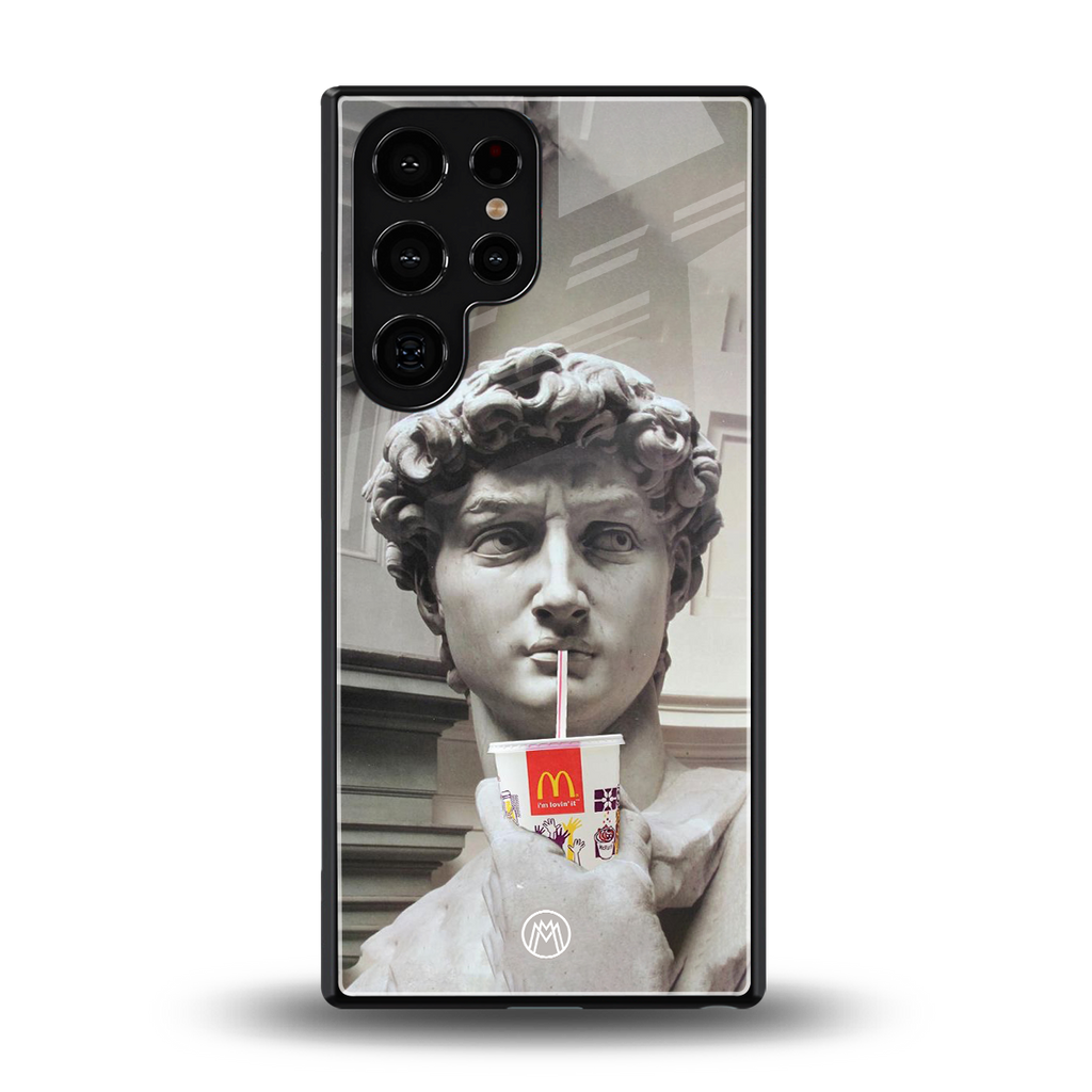 mc david back phone cover | glass case for samsung galaxy s25 ultra