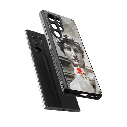 mc david back phone cover | glass case for samsung galaxy s25 ultra