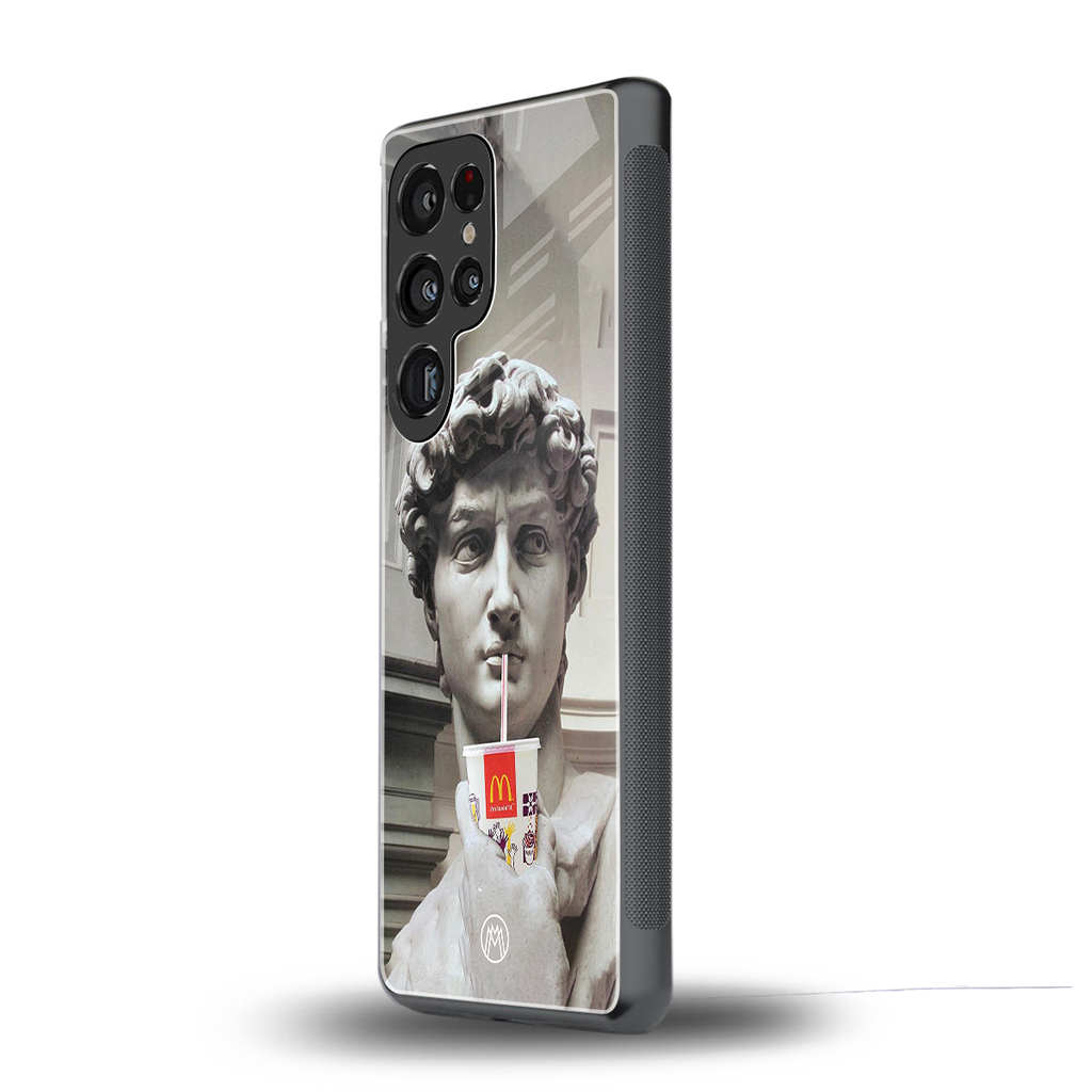 mc david back phone cover | glass case for samsung galaxy s25 ultra