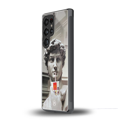mc david back phone cover | glass case for samsung galaxy s25 ultra