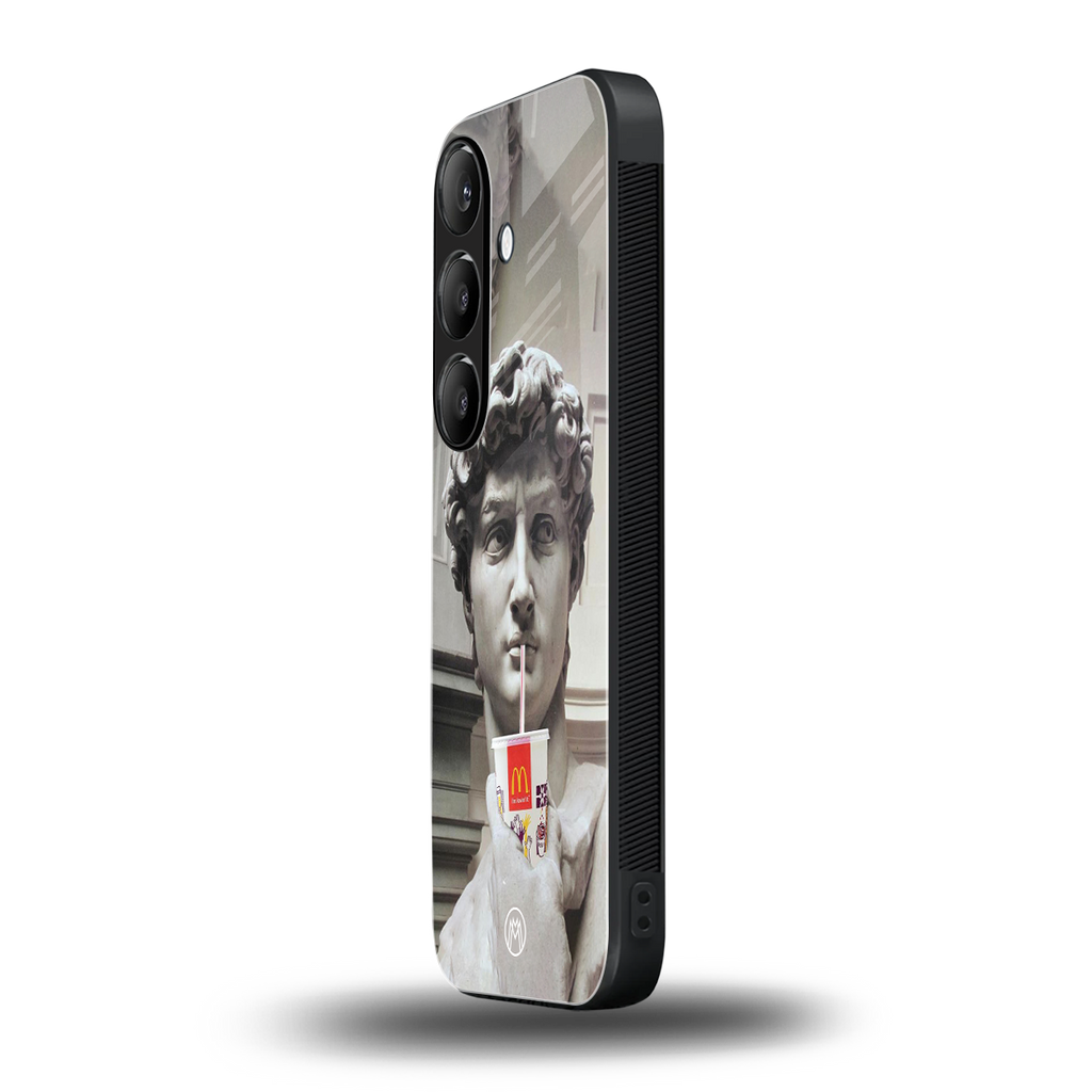 mc david back phone cover | glass case for samsung galaxy s24 plus