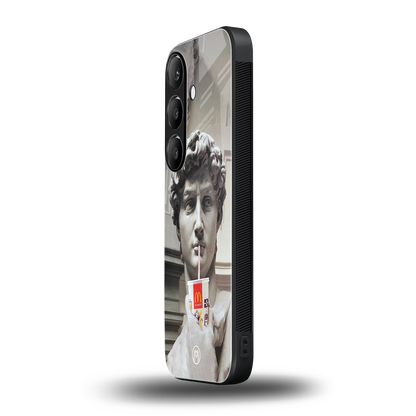mc david back phone cover | glass case for samsung galaxy s25 plus