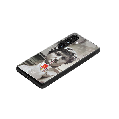 mc david back phone cover | glass case for samsung galaxy s25 plus