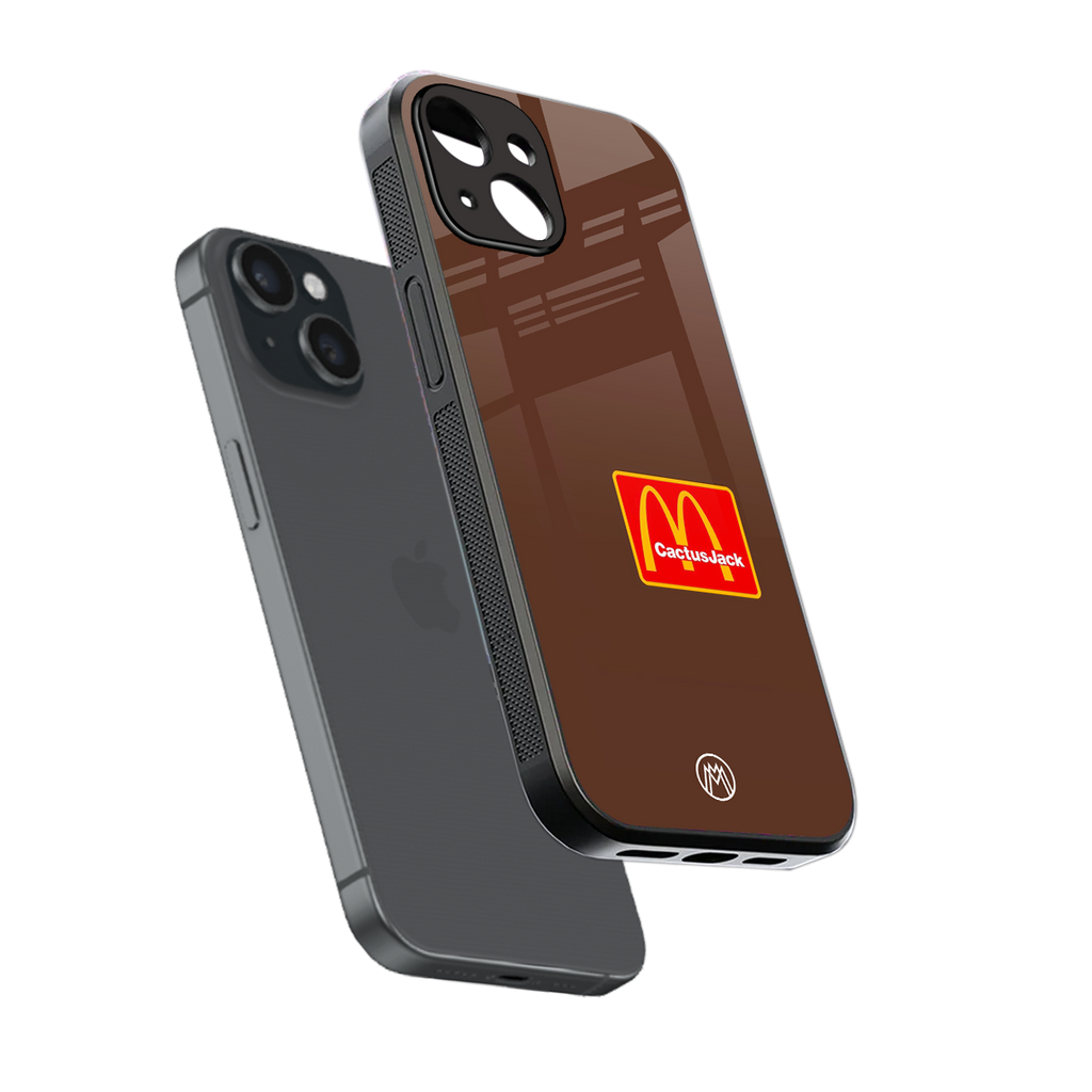 mc travis back phone cover | glass case for iphone 13