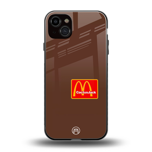 mc travis back phone cover | glass case for iphone 15 plus