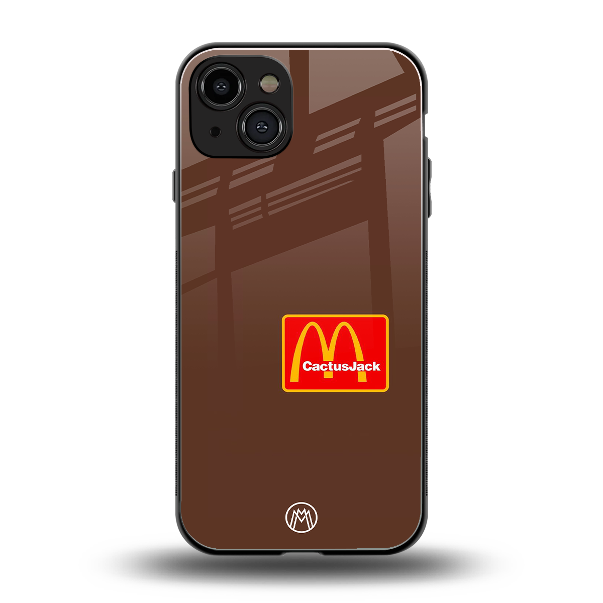 mc travis back phone cover | glass case for iphone 15