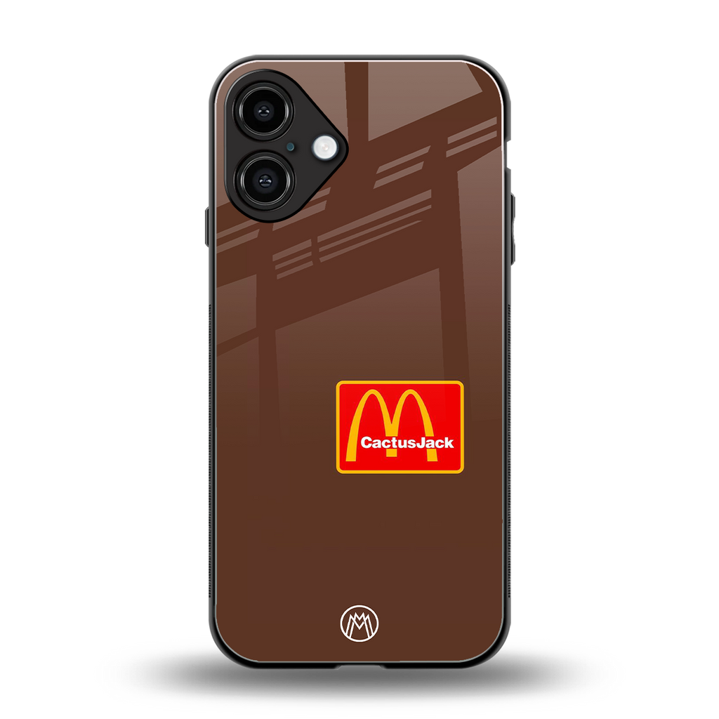 mc travis back phone cover | glass case for iphone 16 plus