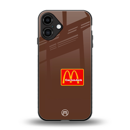 mc travis back phone cover | glass case for iphone 16 plus