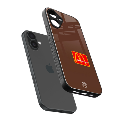 mc travis back phone cover | glass case for iphone 16 plus