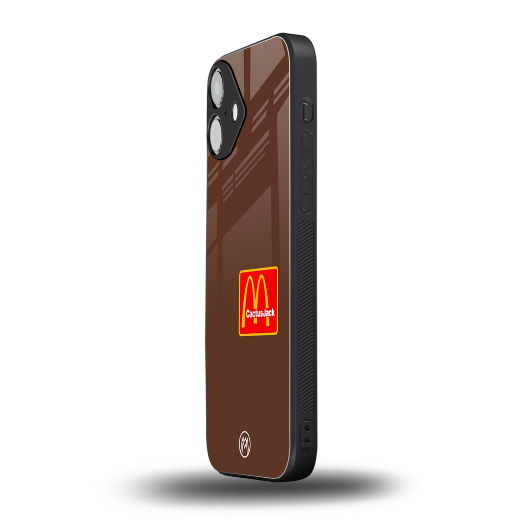 mc travis back phone cover | glass case for iphone 16 plus