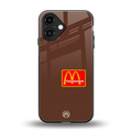 mc travis back phone cover | glass case for iphone 16