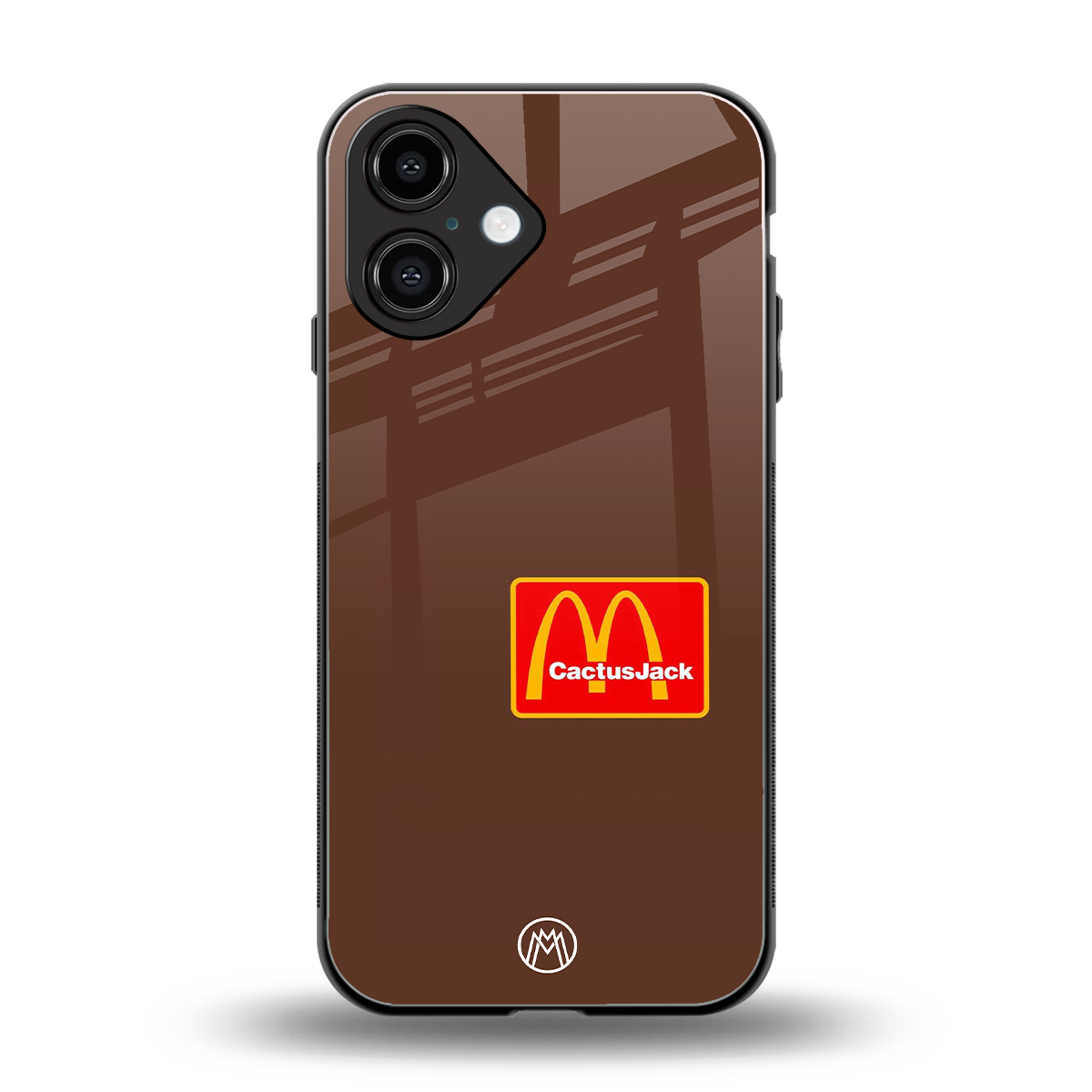 mc travis back phone cover | glass case for iphone 16
