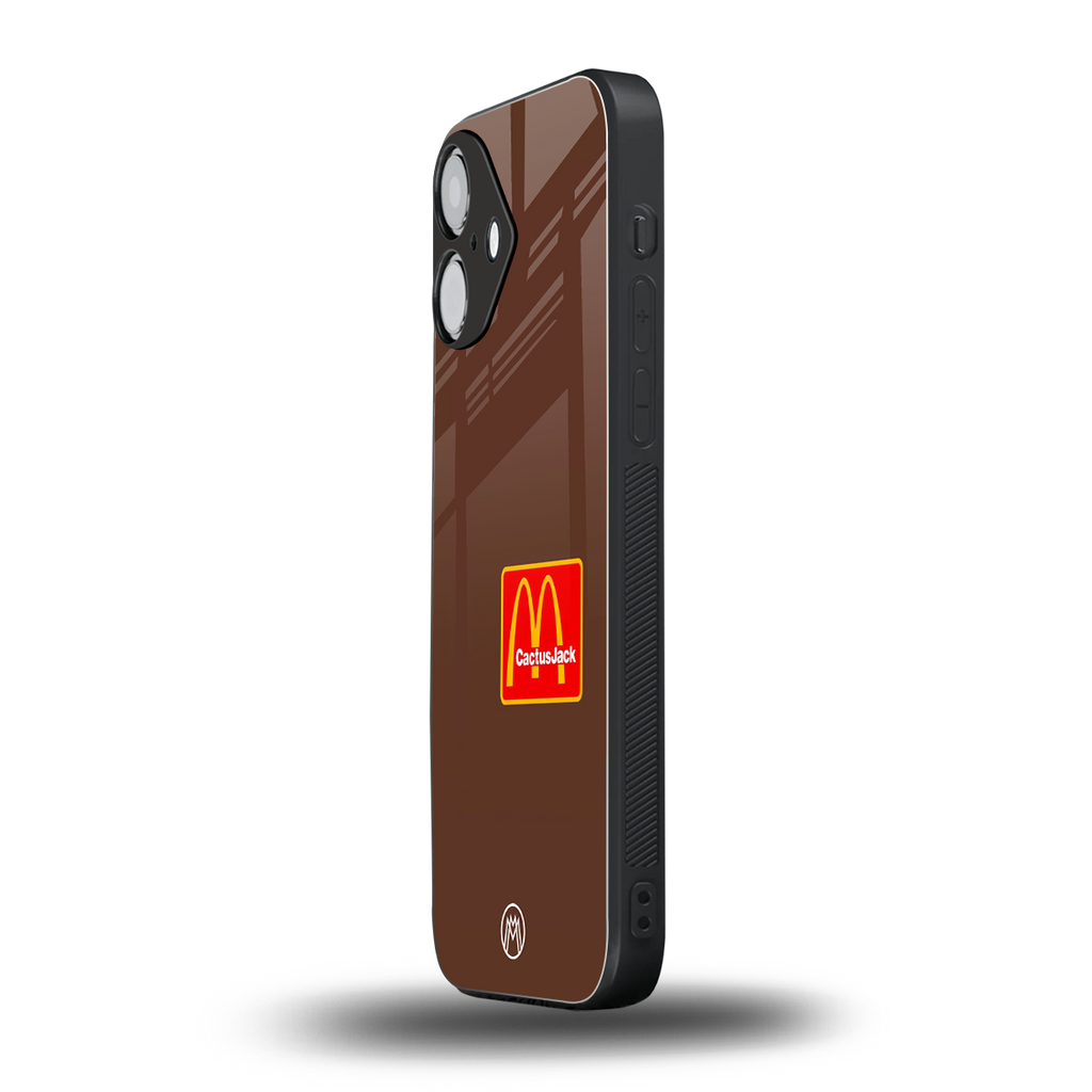 mc travis back phone cover | glass case for iphone 16