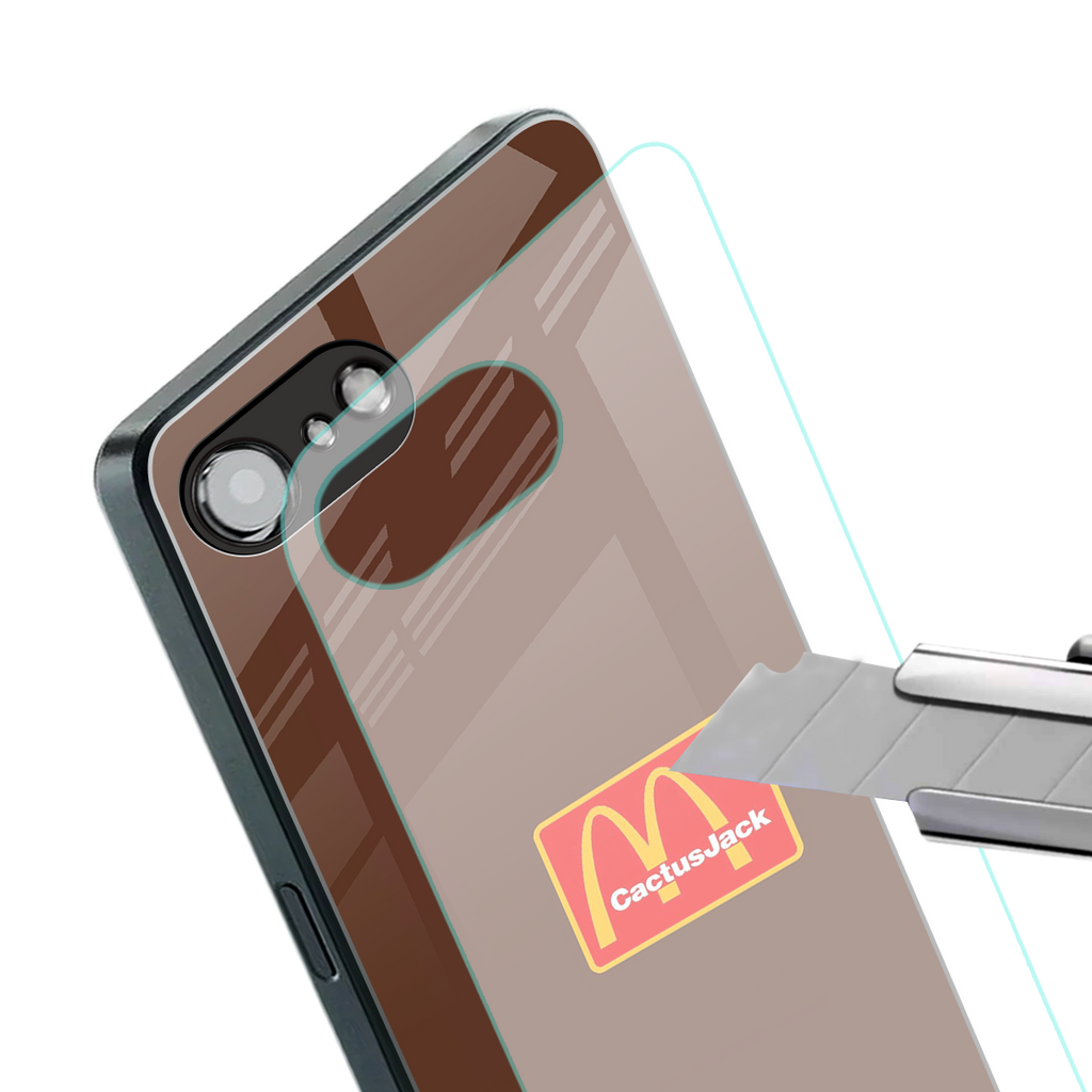mc travis back phone cover | glass case for iphone 16e