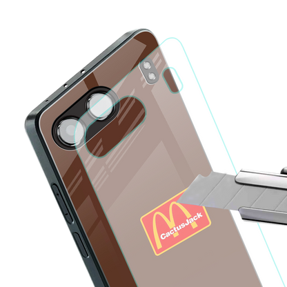 mc travis back phone cover | glass case for oneplus nord 4