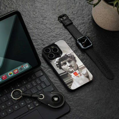 mc david back phone cover | glass case for iphone 13 pro max