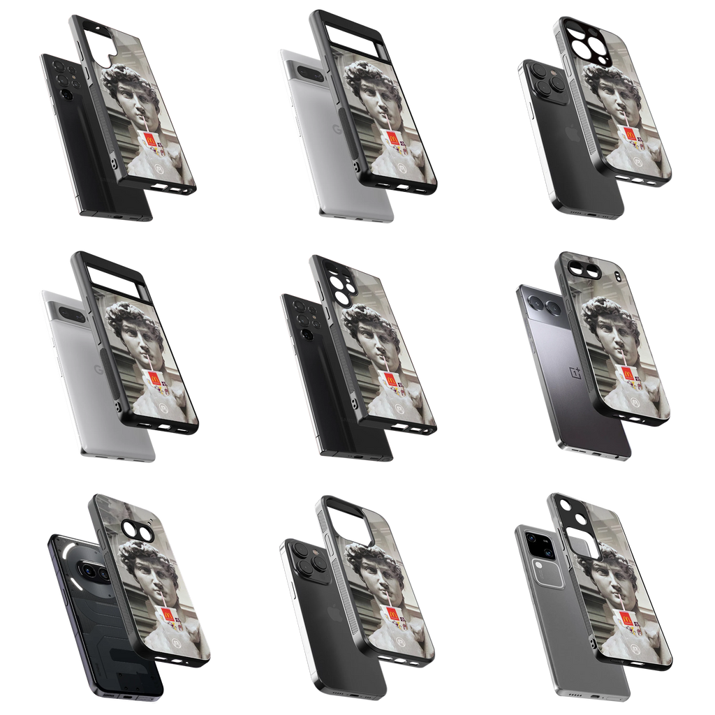 Durable Glass Back Mobile Case for iPhone, Samsung, OnePlus, Google Pixel, Redmi, Vivo, Oppo