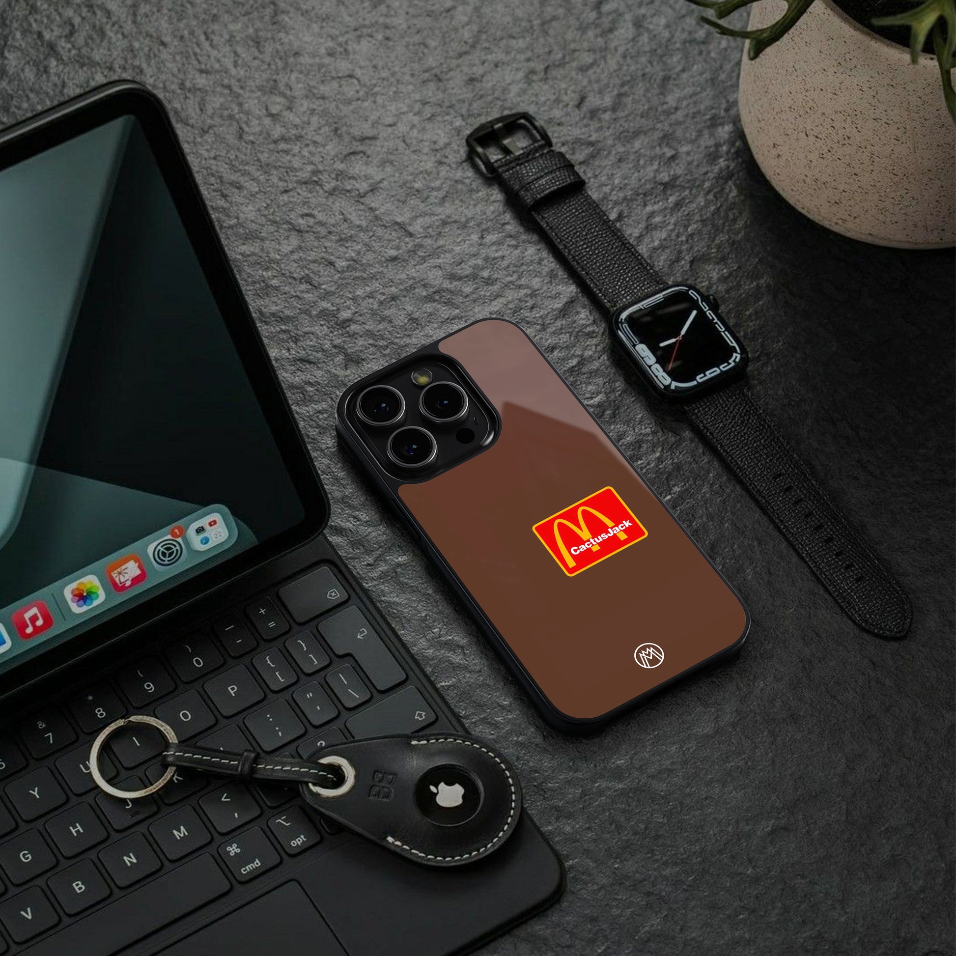 mc travis back phone cover | glass case for Google Pixel 8