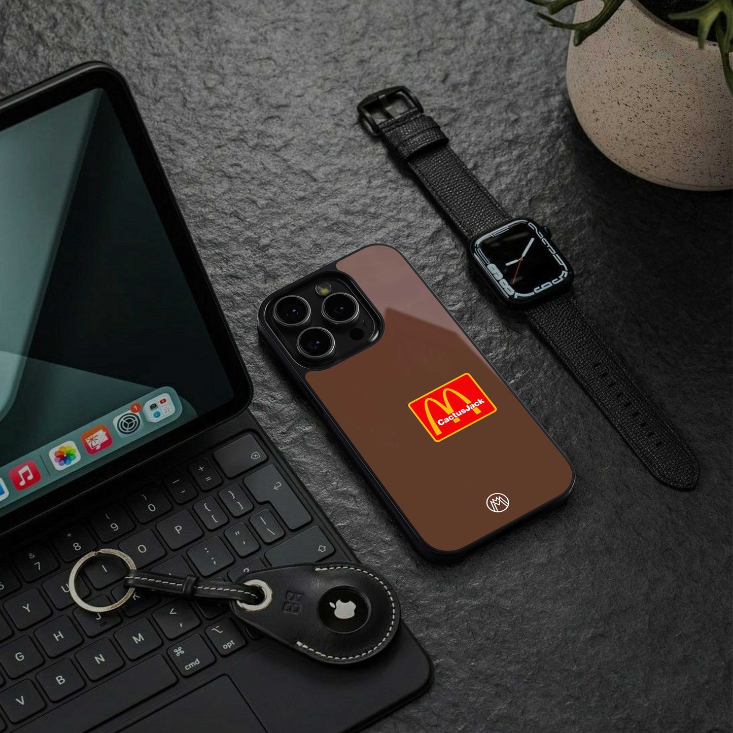 mc travis back phone cover | glass case for iphone 14 pro max