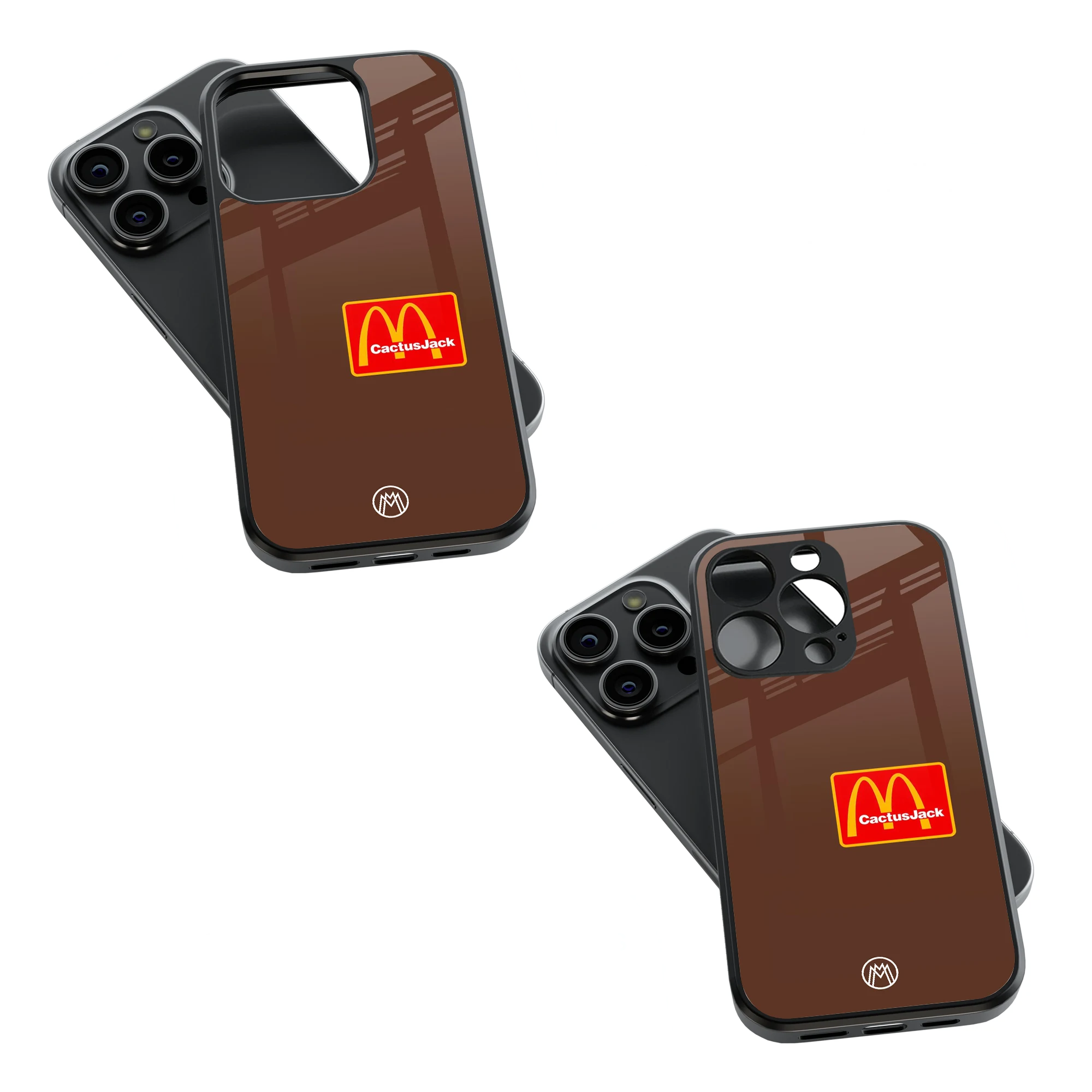 Trendy Glass Back Mobile Case for iPhone, Samsung, Redmi, OnePlus, Google Pixel, Motorola