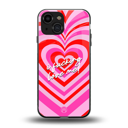 me first back phone cover | glass case for iphone 13 mini