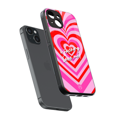 me first back phone cover | glass case for iphone 13 mini
