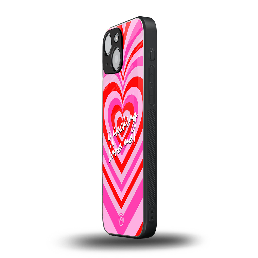 me first back phone cover | glass case for iphone 13 mini