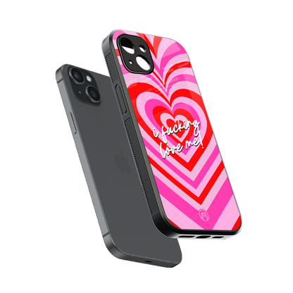 me first back phone cover | glass case for iphone 14 plus