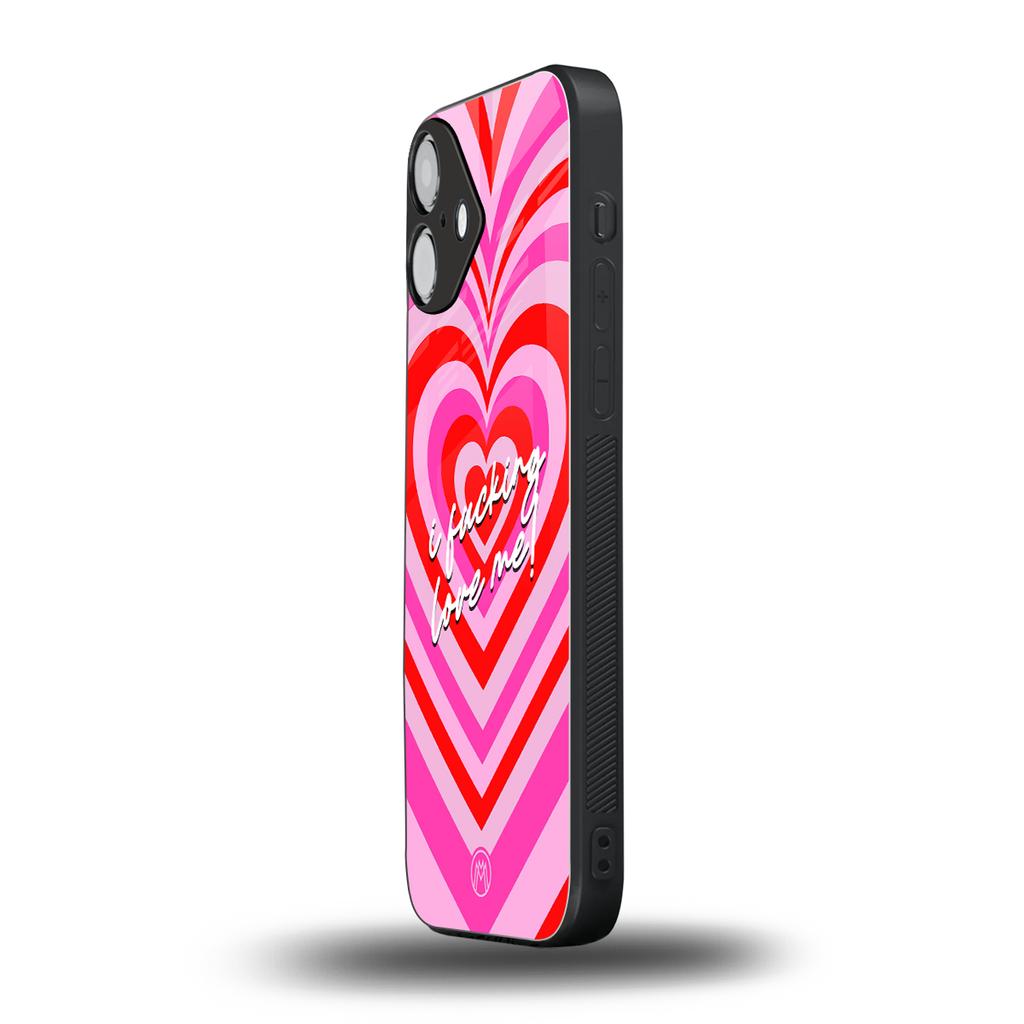 me first back phone cover | glass case for iphone 16 plus