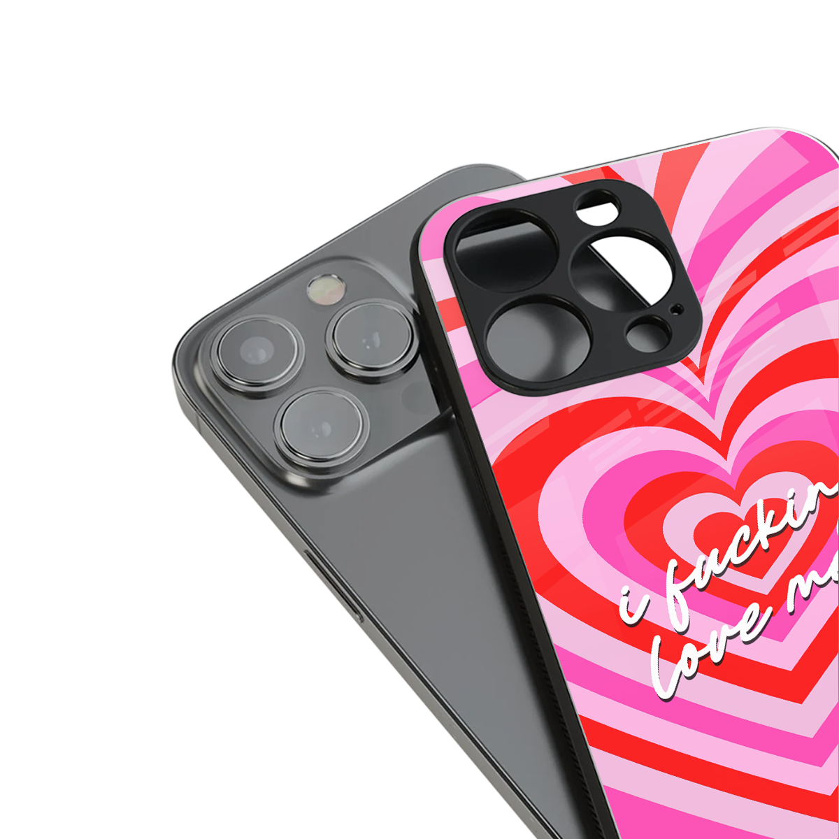 me first back phone cover | glass case for iphone 13 mini