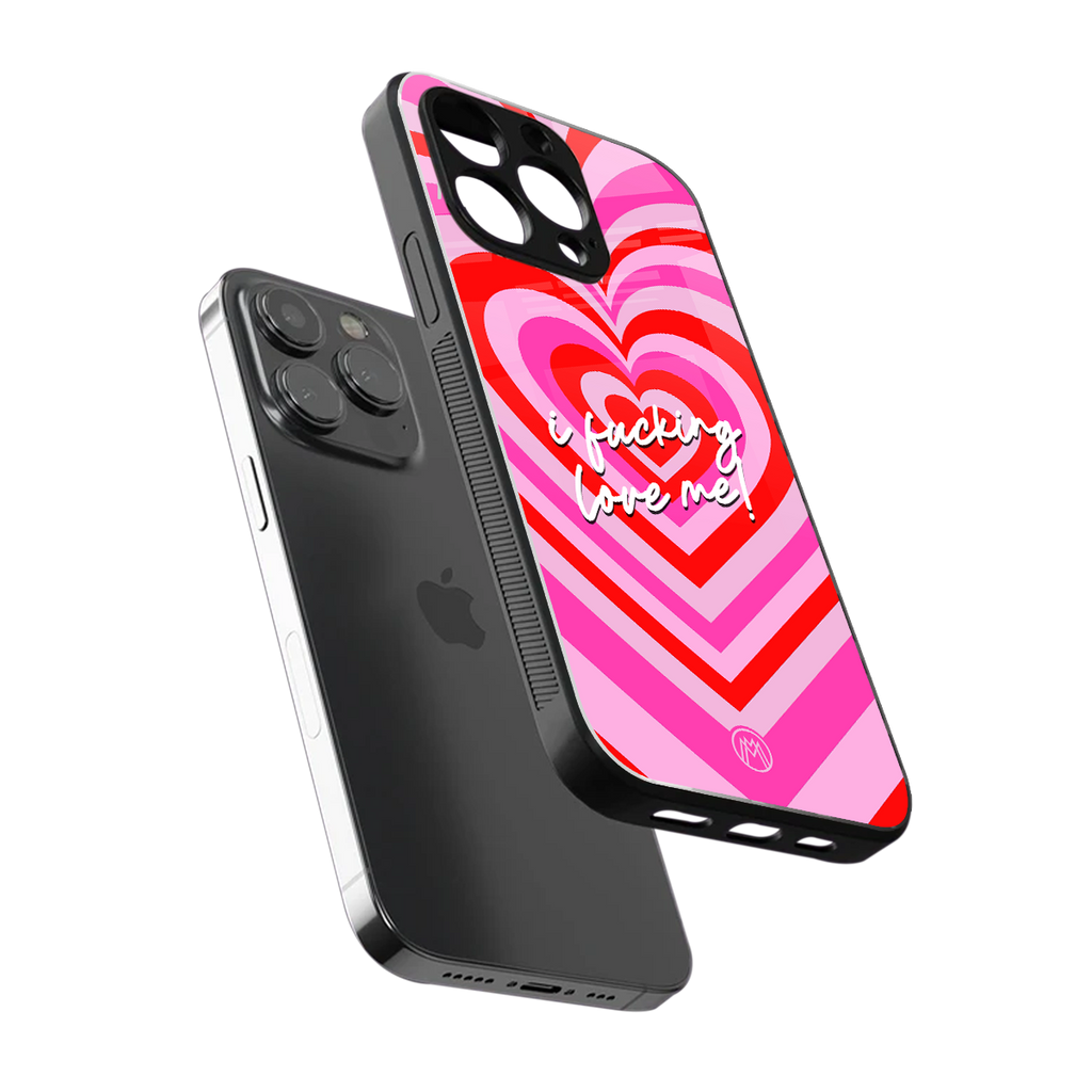 me first back phone cover | glass case for iphone 16 pro