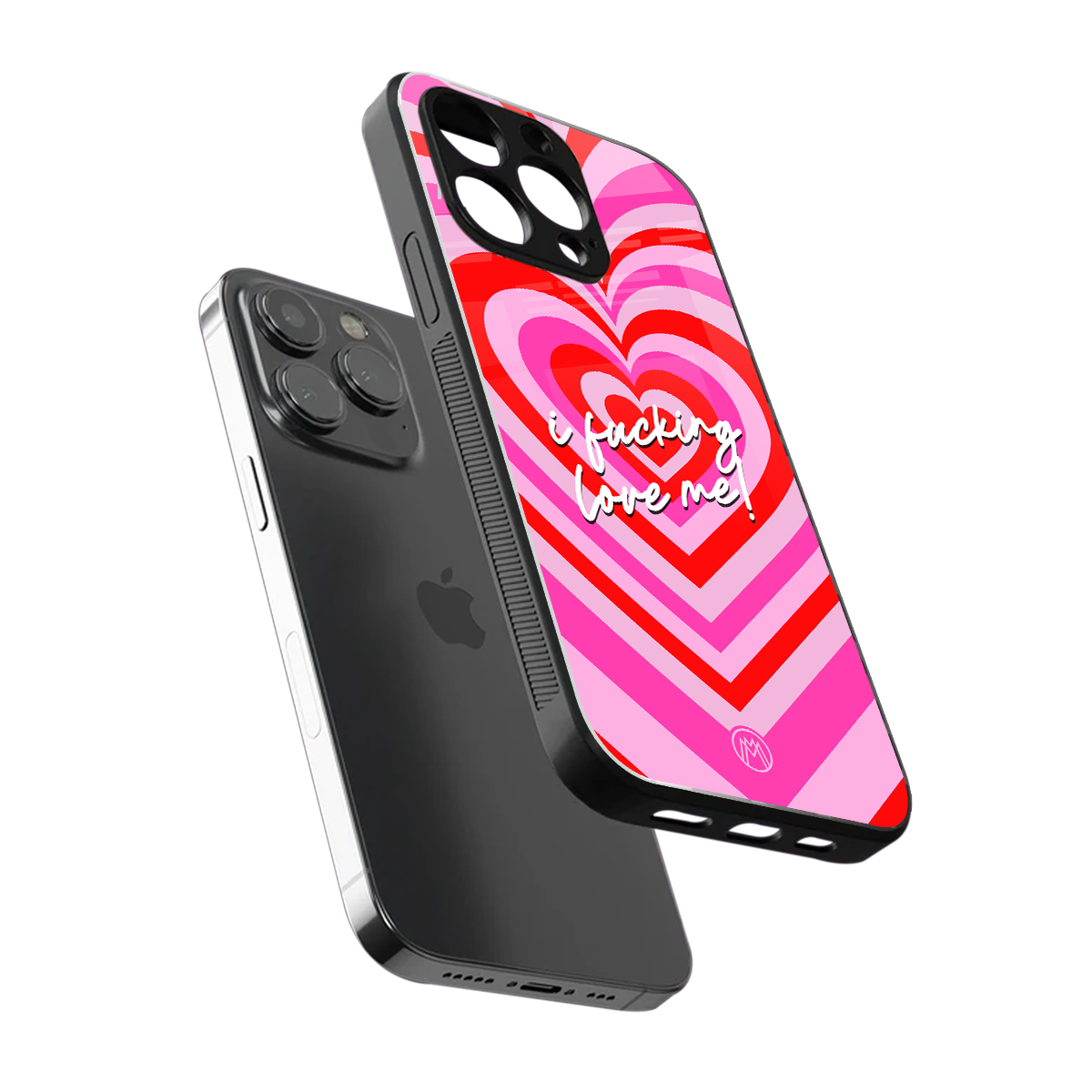 me first back phone cover | glass case for iphone 16 pro