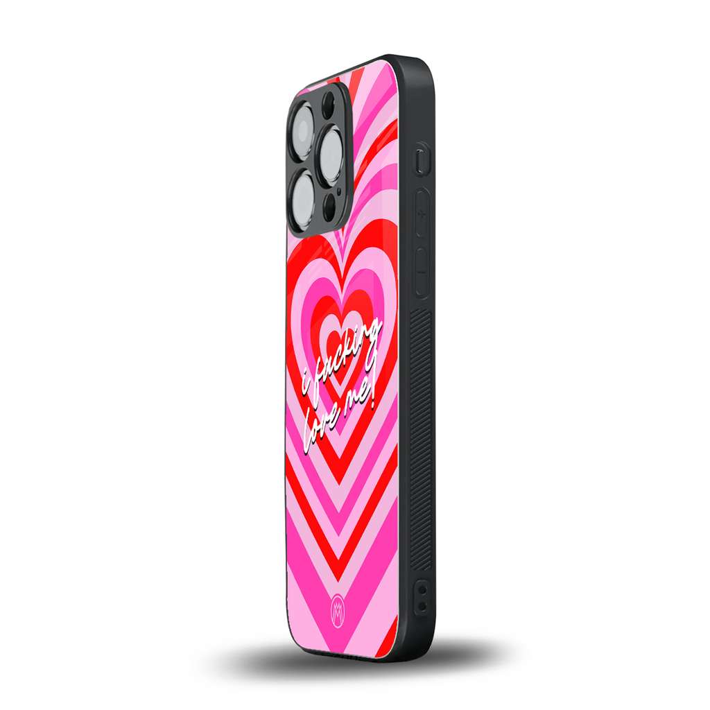 me first back phone cover | glass case for iphone 16 pro