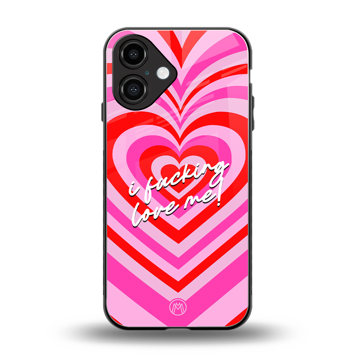 me first back phone cover | glass case for iphone 16