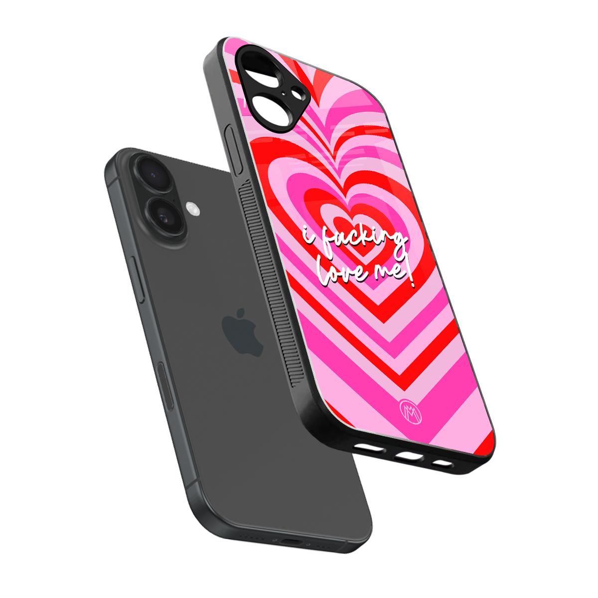 me first back phone cover | glass case for iphone 16