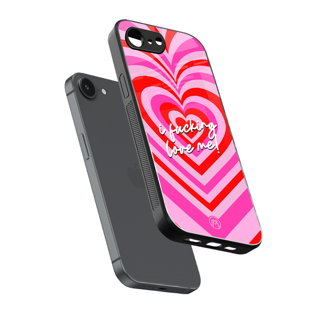 me first back phone cover | glass case for iphone 16e