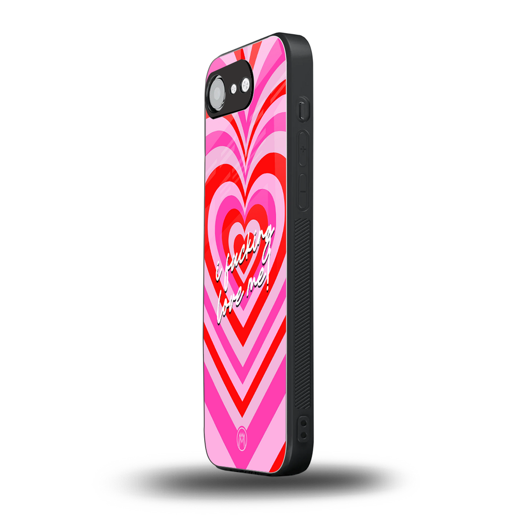 me first back phone cover | glass case for iphone 16e