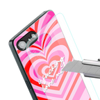 me first back phone cover | glass case for iphone 16e