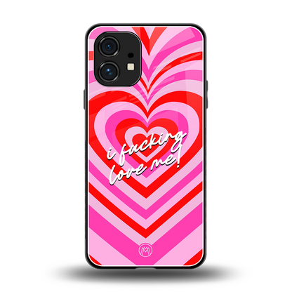 me first back phone cover | glass case for nothing phone 1