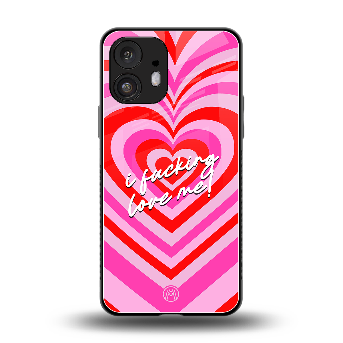 me first back phone cover | glass case for nothing phone 2