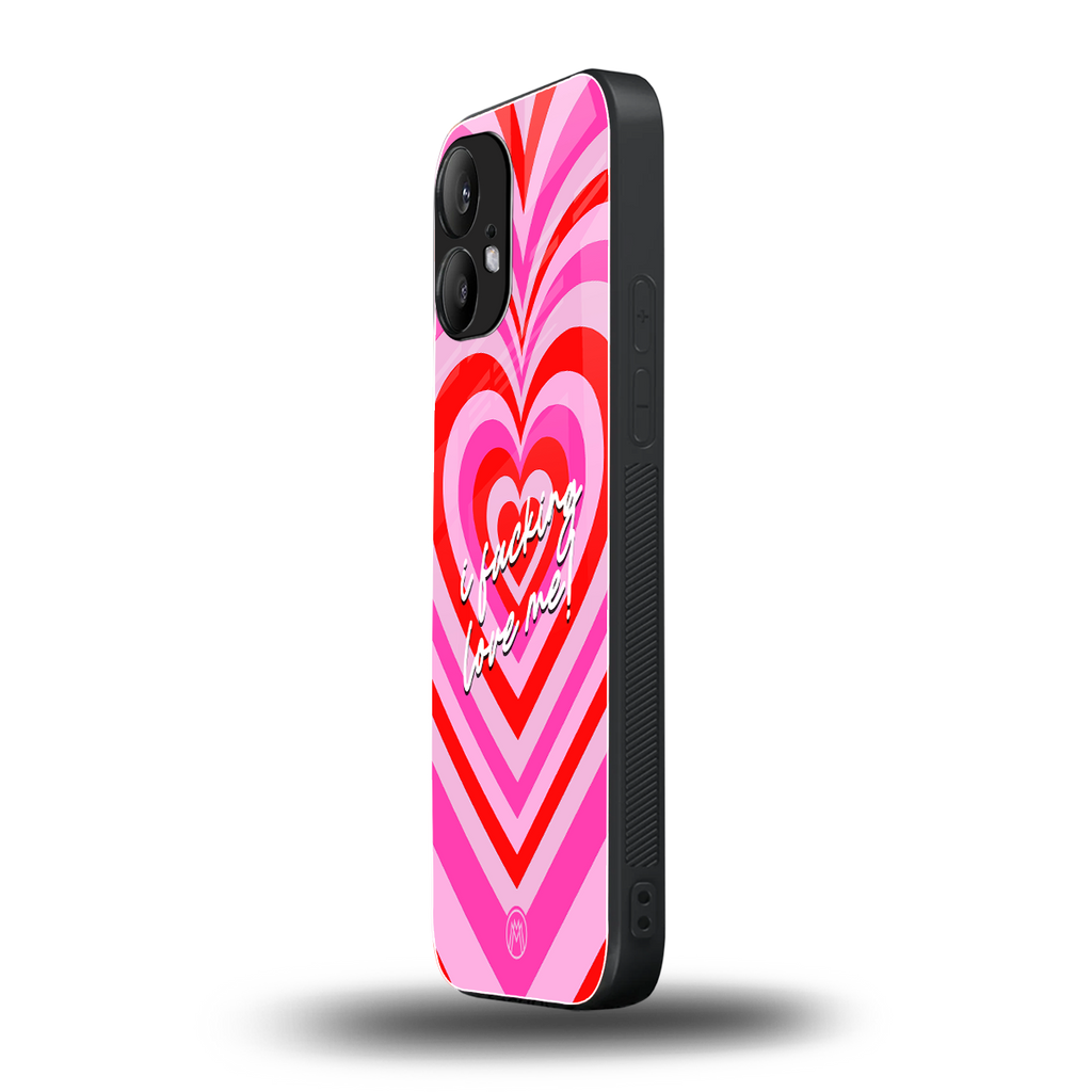 me first back phone cover | glass case for nothing phone 2